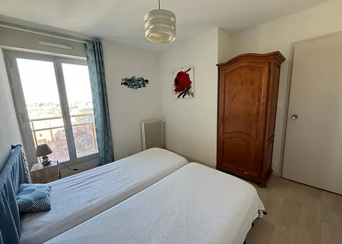 T2 Face A La Plage, 4 Couchages, Avec Balcon - - Fr-1-197-534 公寓 莱萨布勒-多洛讷